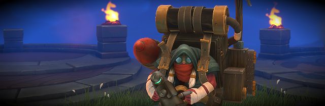 Iva przypomina postać szalonego wynalazcy, który chce sprawdzić swoje wynalazki w boju - Bohaterowie do walki na odległość | Bohaterowie i ich charakterystyka Battlerite - Battlerite - poradnik do gry