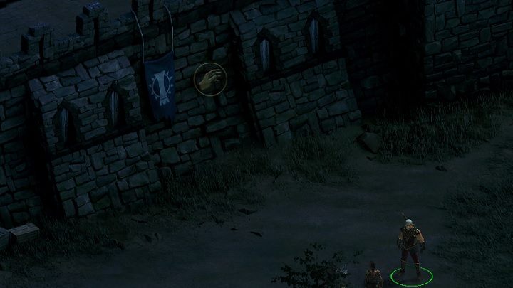 Aby tego dokonać musisz skierować się na wschód i wspiąć się na mur korzystając z Atletyki (36) - Atak na Cytadelę (Wzgardzeni i Szkarłatny Chór) w Tyranny - Tyranny - poradnik do gry