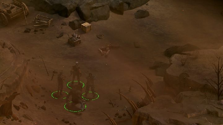 Po wejściu do lokacji natkniesz się na rannego żołnierza Niezłomnych - To, co pozostało (That Witch Remains) - zadanie główne | Cmentarzysko Mieczy - Tyranny - poradnik do gry