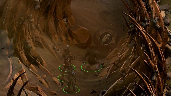 Jeden z oddziałów ukryty jest w kanionie, który widzisz na powyższym obrazku - Oczyszczanie Pobojowiska - zadanie główne | Cmentarzysko Mieczy | Tyranny - Tyranny - poradnik do gry