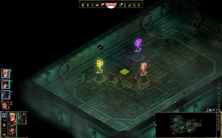 Ostatnia sala to mała zagadka - trzy latarnie musisz aktywować innymi kluczami: po lewej Citren, pośrodku Rho, po prawej Amith - Symfonia Kuźni | Solucja Tyranny - Tyranny - poradnik do gry