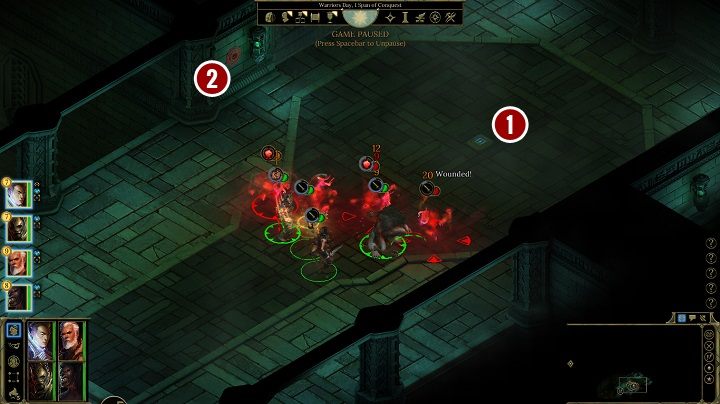 Po wejściu na wskazanej lokacji staniesz przed rozległym pomieszczeniem, które możesz zobaczyć na powyższym obrazku - Wyłom między światami (A Breach Between Worlds) - zadanie główne - Tyranny - poradnik do gry