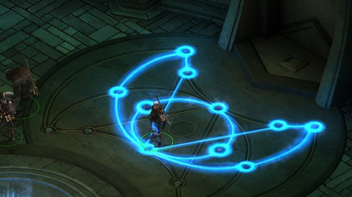 Po połączeniu wszystkich wzorów bez problemu powinieneś odrysować znak runiczny widoczny na powyższym obrazku - Centrum Władzy (Seats of Power) - zadanie główne | Solucja Tyranny - Tyranny - poradnik do gry