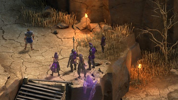 Po wejściu do lokacji trafisz na mieszkańca Kamiennego Morza w towarzystwie oddziału Kruszycieli - Zabezpieczanie Morza (Securing The Sea) - zadanie główne | Solucja Tyranny - Tyranny - poradnik do gry