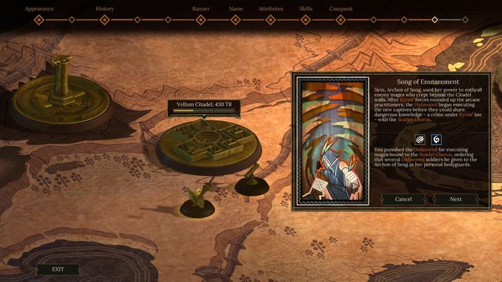 Pieśń Usidlenia - 3 Rok Podboju | Podbój - decyzje na mapie świata w Tyranny - Tyranny - poradnik do gry