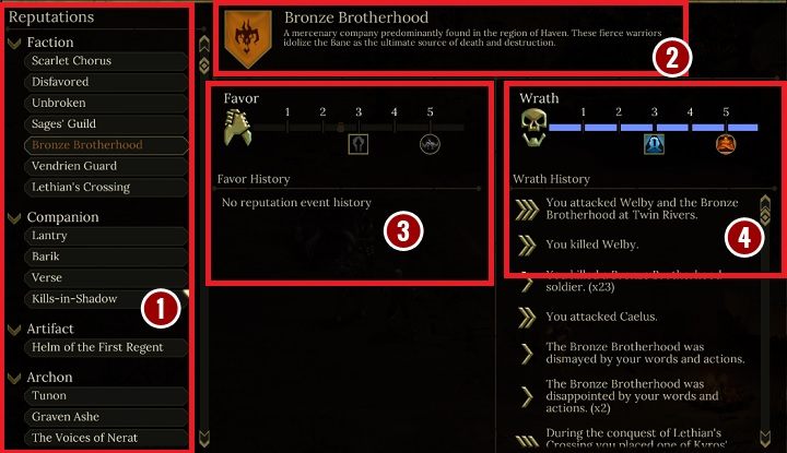 1 - Interfejs w Tyranny | Solucja Tyranny - Tyranny - poradnik do gry