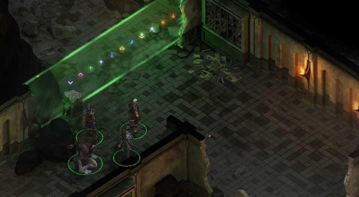 Po wejściu do Książnicy od razu zauważysz barierę, która blokuje dostęp do części lokacji - Gaszenie Pożaru (Extinguishing the Flames) - zadanie główne | Solucja Tyranny - Tyranny - poradnik do gry