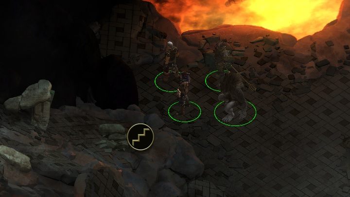 Niedaleko póki z księga znajduje się wejście do drugiej części lokacji Płonąca Książnica - wyższy poziom - Gaszenie Pożaru (Extinguishing the Flames) - zadanie główne | Solucja Tyranny - Tyranny - poradnik do gry