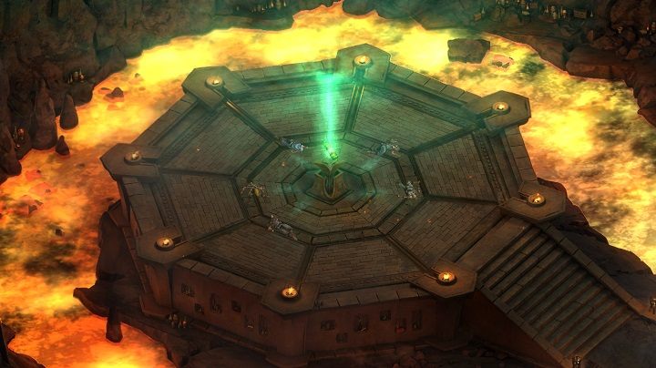 Lokacja docelowa zadania jest niewielka, ale w jej centralnym punkcie znajdziesz platformę, którą widzisz na powyższym obrazku - Gaszenie Pożaru (Extinguishing the Flames) - zadanie główne | Solucja Tyranny - Tyranny - poradnik do gry