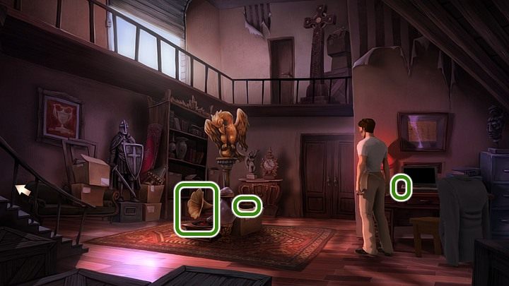 W poszukiwaniu karty pamięci obejrzyj laptop - przy zbliżeniu na klawiaturę przesuń go tak, by było widać jego lewy bok - Rozdział pierwszy - Paryż | Opis przejścia | Yesterday Origins - Yesterday Origins - poradnik do gry