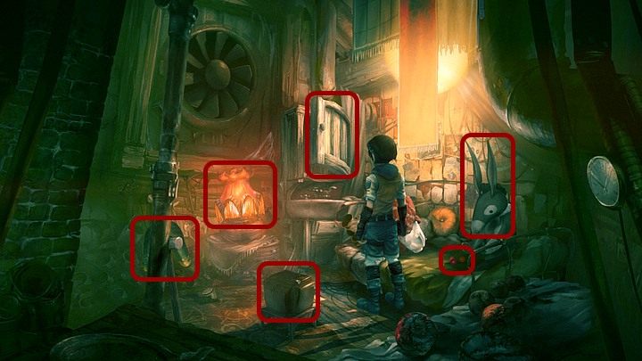 Sięgnij po leżące na łóżku (na prawo od Renie) przy pluszowym ośle czerwone kulki - Rozdział pierwszy | Opis przejścia Silence - Silence - poradnik do gry