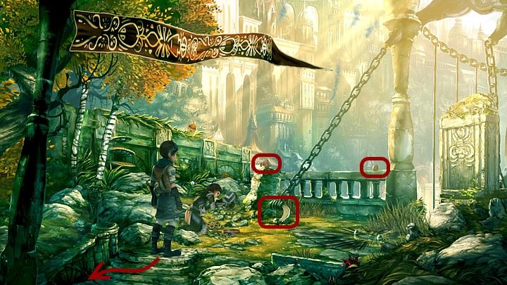 Most nadal stoi - utrzymywany przez łańcuch zaczepiony o lewą obręcz - Rozdział pierwszy | Opis przejścia Silence - Silence - poradnik do gry