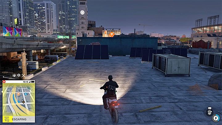 Ostatnie czwarte graffiti (punkt 12 z naszej mapy) do namalowania jest na billboardzie na dachu budynku na wschód od parku Mission Dolores - Watch Dogs 2: Malowanie, solucja, operacje poboczne - Watch Dogs 2 - poradnik do gry