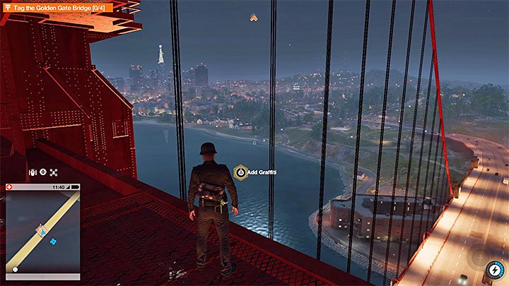 Do miejsca namalowania graffiti dotrzesz tuż po zakończonej przejażdżce windą - Watch Dogs 2: Malowanie, solucja, operacje poboczne - Watch Dogs 2 - poradnik do gry