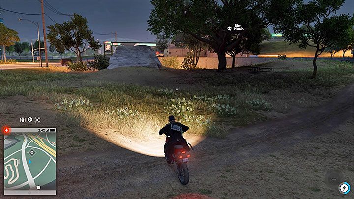 Punkt znajduje się na dachu głównego budynku stacji benzynowej - Watch Dogs 2: Punkty badań 1-61, mapa, sekrety - Watch Dogs 2 - poradnik do gry