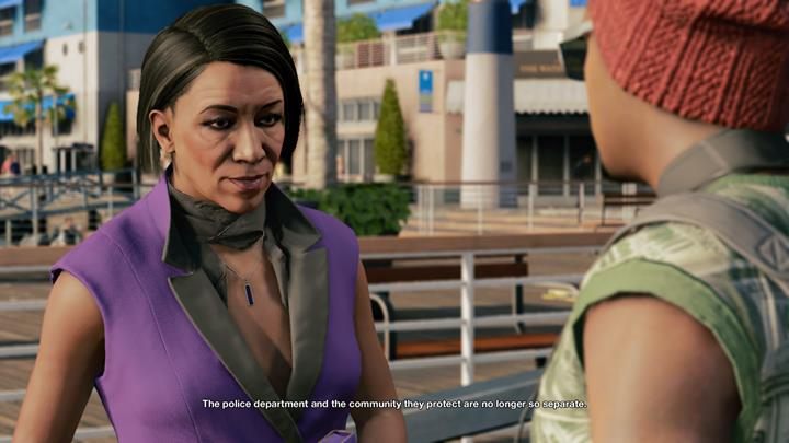 Udaj się na molo i porozmawiaj z Mirandą, by dowiedzieć się więcej o policjantach - Watch Dogs 2: Policja do wynajęcia, solucja, operacje poboczne - Watch Dogs 2 - poradnik do gry