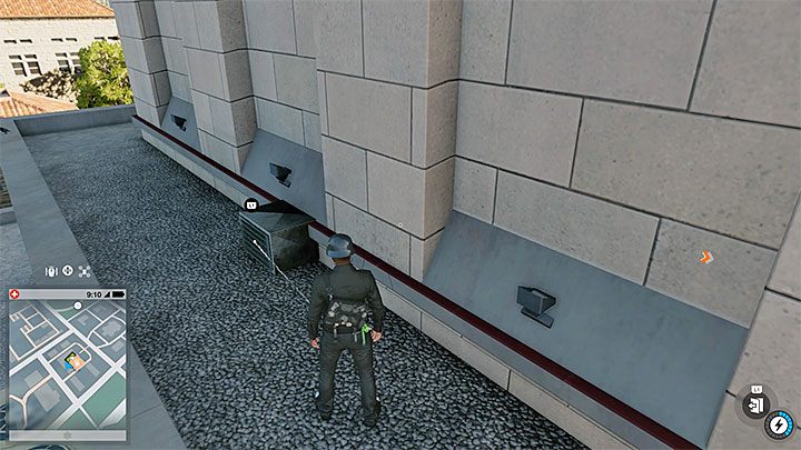 Zajmij się zbadaniem dolnych poziomów budynku uniwersytetu i zlokalizuj pokazaną na obrazku kratkę szybu wentylacyjnego - Watch Dogs 2: Kluczowe dane 1-12, mapa, sekrety - Watch Dogs 2 - poradnik do gry