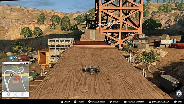 Uaktywnij skoczka i dotrzyj nim do grupy kontenerów pokazanych na obrazku 1 - Watch Dogs 2: Kluczowe dane 1-12, mapa, sekrety - Watch Dogs 2 - poradnik do gry