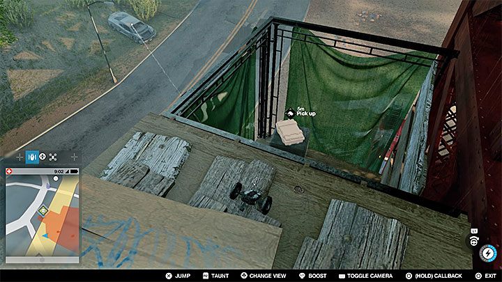 Po doskoczeniu do rusztowania wyrusz w stronę jego przeciwległego końca - Watch Dogs 2: Kluczowe dane 1-12, mapa, sekrety - Watch Dogs 2 - poradnik do gry