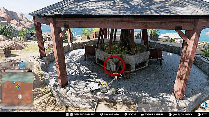 Zacznij od tego miejsca obserwować strażników i nie dać się żadnemu z nich zauważyć - Watch Dogs 2: Kluczowe dane 13-24, sekrety, porady - Watch Dogs 2 - poradnik do gry