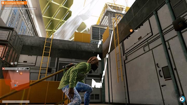 Kieruj się do drabinami do góry - Watch Dogs 2: Śledzeni, solucja, operacje główne - Watch Dogs 2 - poradnik do gry