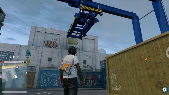 Użyj dźwigu i przesuń kontener - Watch Dogs 2: Made in China, solucja, operacje główne - Watch Dogs 2 - poradnik do gry