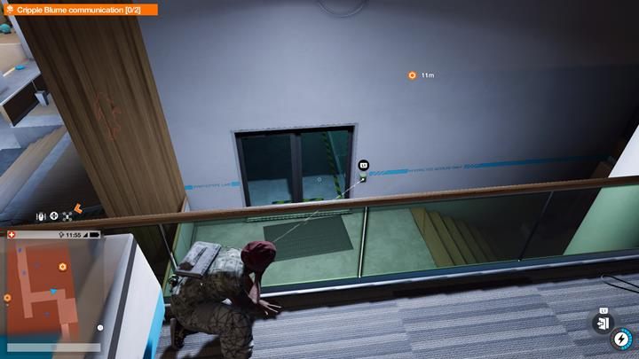 Z tej pozycji możesz wypuścić skoczka, by zrealizował zadanie - Watch Dogs 2: Ostateczna rozgrywka, solucja, operacje główne - Watch Dogs 2 - poradnik do gry