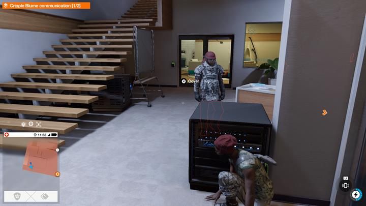 Ogłusz strażnika i udaj się schodami na górę, by odblokować drzwi pod fontanną - Watch Dogs 2: Ostateczna rozgrywka, solucja, operacje główne - Watch Dogs 2 - poradnik do gry