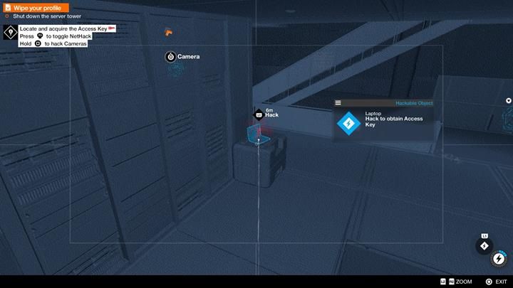 Z pomocą kamery zdobądź klucz dostępu - Watch Dogs 2: Prolog/Spacer po parku, solucja, operacje główne - Watch Dogs 2 - poradnik do gry