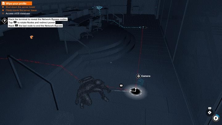 Musisz odpowiednio przekierować przewody tak, by uzyskać dostęp do komputera - Watch Dogs 2: Prolog/Spacer po parku, solucja, operacje główne - Watch Dogs 2 - poradnik do gry