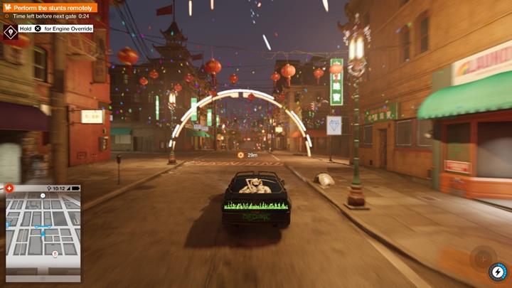 Przejeżdżaj przez kolejne bramki, by zdobywać dodatkowe sekundy - Watch Dogs 2: Cyberjazda, solucja, operacje główne - Watch Dogs 2 - poradnik do gry