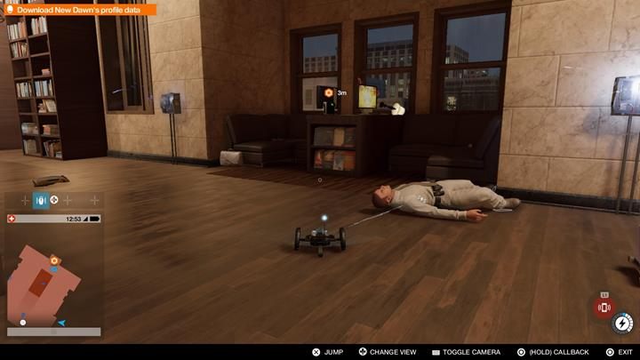 Ogłusz strażnika z pomocą przewodów i rozpocznij hakowanie - Watch Dogs 2: Czciciele Mamony, solucja, operacje główne - Watch Dogs 2 - poradnik do gry