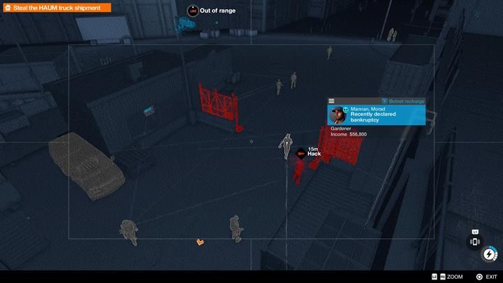 Strażnik nieopodal bramy wyjazdowej ma klucz dostępu - Watch Dogs 2: Haum czy Huam, solucja, operacje główne - Watch Dogs 2 - poradnik do gry