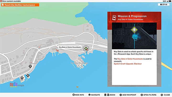 Kluczowe dane to zielone czaszki na mapie miasta - Watch Dogs 2: Porady ogólne - Watch Dogs 2 - poradnik do gry