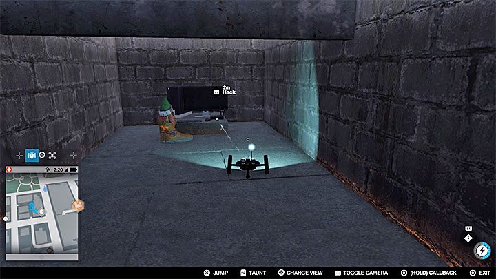 Do niektórych ciasnych lokacji jest w stanie dotrzeć tylko skoczek - Watch Dogs 2: Skoczek, quadkopter - porady - Watch Dogs 2 - poradnik do gry