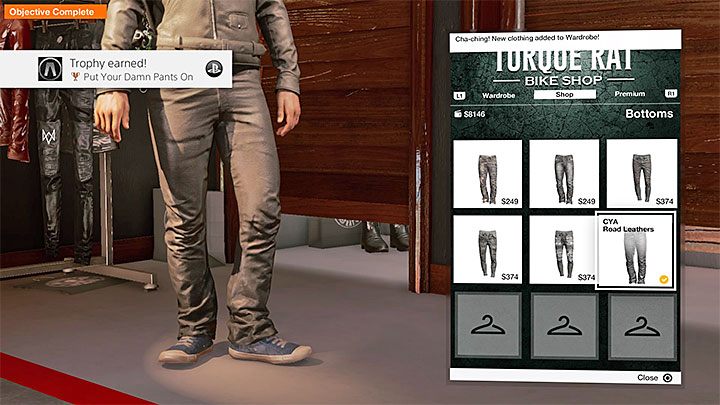 Odwiedź dowolny sklep odzieżowy, w którym oferowane są spodnie - Watch Dogs 2: Osiągnięcia/Trofea, lista - porady - Watch Dogs 2 - poradnik do gry