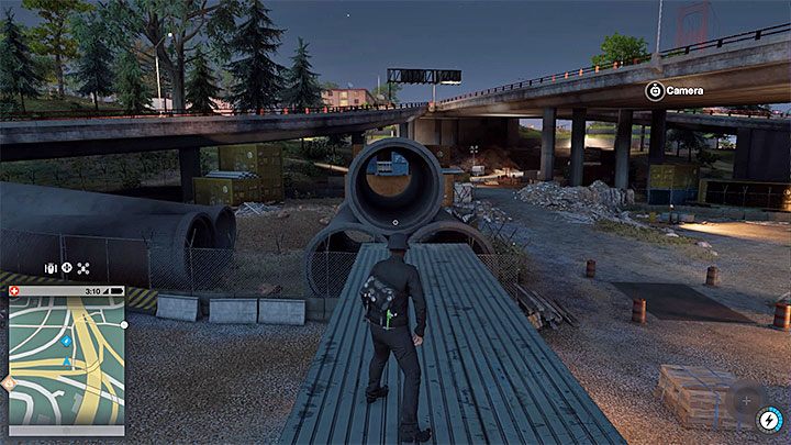 Malowanie to znajduje się wewnątrz niebieskiego kontenera obok autostrady i nie możesz tam osobiście dotrzeć Marcusem - Watch Dogs 2: Malowania, elementy ubioru, unikalne pojazdy - mapa, sekrety - Watch Dogs 2 - poradnik do gry