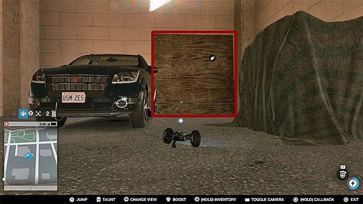 Dotrzyj skoczkiem do prawego garażu - Watch Dogs 2: Malowania, elementy ubioru, unikalne pojazdy - mapa, sekrety - Watch Dogs 2 - poradnik do gry