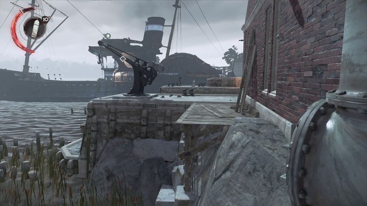 Udaj się na łódź, by opuścić Dunwall. - Ucieknij z Dunwall | Misja 1 - Długi dzień w Dunwall | Dishonored 2 - Dishonored 2 - poradnik do gry