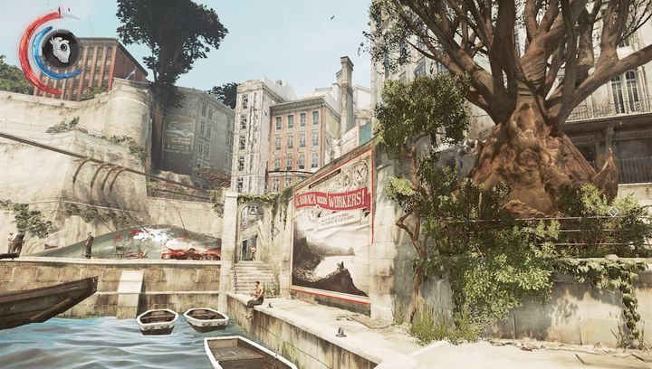 W paszczy wieloryba znajdziesz runę. - Odszukaj czarnorynkowy sklep (opcjonalne) | Misja 2 - Kraniec świata - Dishonored 2 - poradnik do gry