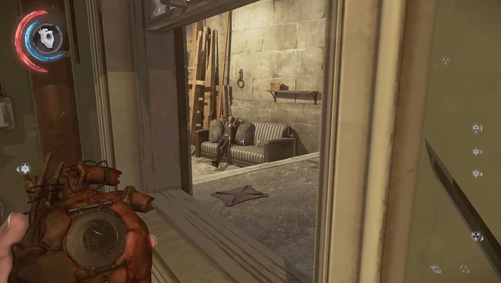 Porozmawiaj z Mindy, by odebrać zadanie opcjonalne. - Odszukaj czarnorynkowy sklep (opcjonalne) | Misja 2 - Kraniec świata - Dishonored 2 - poradnik do gry