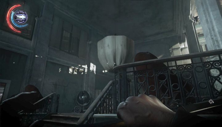 Wskocz - Przedostań się przez lobby | Misja 3 - Droga pani doktor | Dishonored 2 - Dishonored 2 - poradnik do gry