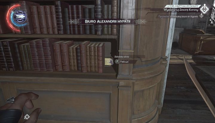 Ukryta sztabka złota. - Udaj się do biura dr. Hypatii | Misja 3 - Droga pani doktor | Dishonored 2 - Dishonored 2 - poradnik do gry