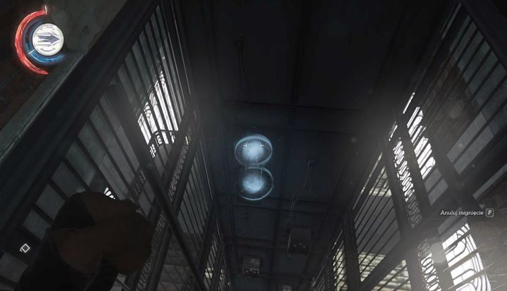 Użyj mignięcia, by przedostać się na mały podest i zeskocz w dół. - Działania specjalne | Misja 3 - Droga pani doktor | Dishonored 2 - Dishonored 2 - poradnik do gry