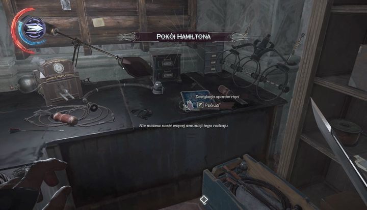 Schemat leży na biurku. - Sekrety | Misja 3 - Droga pani doktor | Dishonored 2 - Dishonored 2 - poradnik do gry