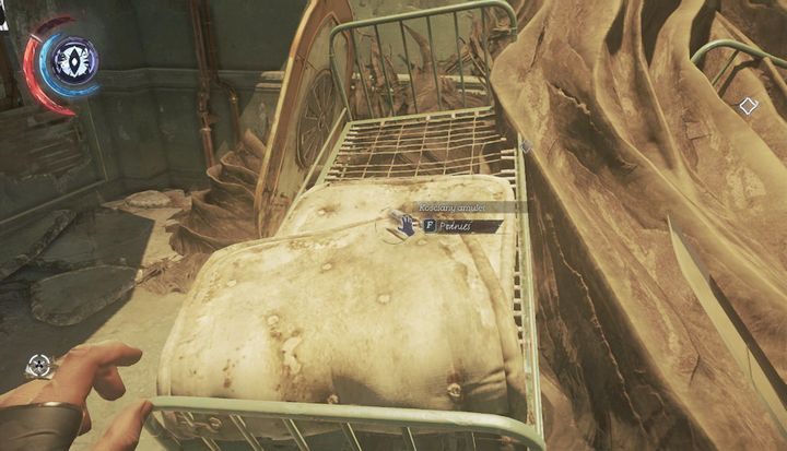 Użyj serca, by zlokalizować dokładne położenie kościanego amuletu. - Sekrety | Misja 3 - Droga pani doktor | Dishonored 2 - Dishonored 2 - poradnik do gry