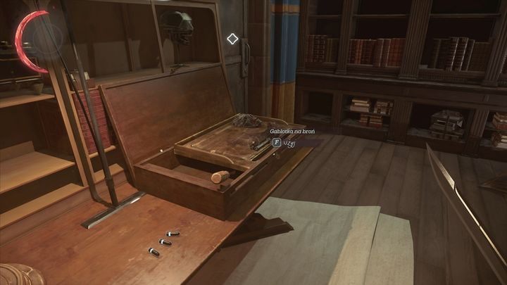 Zabierz przedmioty ze stołu zanim ruszysz w dalszą drogę. - Ucieknij z Dunwall Tower | Misja 1 - Długi dzień w Dunwall | Dishonored 2 - Dishonored 2 - poradnik do gry