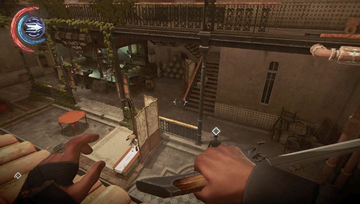 Jedna z wielu możliwości. - Zdobądź ciało Paola | Misja 6 - Dzielnica pyłu | Dishonored 2 - Dishonored 2 - poradnik do gry