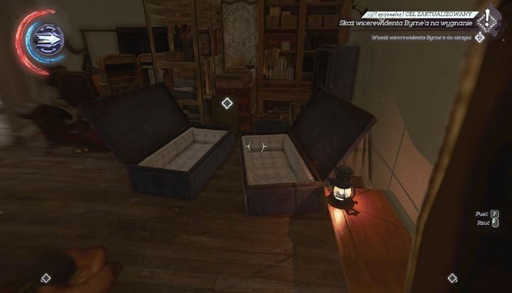 Włóż ciała obu przywódców do przygotowanych trumien. - Skaż przywódców na wygnanie | Misja 6 - Dzielnica pyłu | Dishonored 2 - Dishonored 2 - poradnik do gry