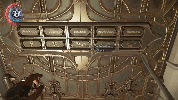 Zamek Jindosha. - Zamek Jindosha - Jak rozwiązać zagadkę? | Misja 6 - Dzielnica pyłu - Dishonored 2 - poradnik do gry